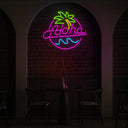 Aloha Palm Tree Neon Sign - Reels Custom