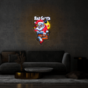 Bad Santa christmas Artwork Led Neon Sign - Reels Custom