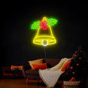Bell Christmas Neon Sign - Reels Custom