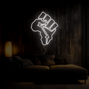 Black Lives Matter Juneteenth Neon Sign - Reels Custom