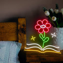 Books Neon Sign - Reels Custom
