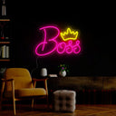 Boss Woman Neon Sign - Reels Custom