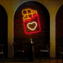 Cafe Chocolate Neon Sign - Reels Custom