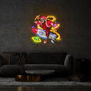 Christmas Santa tour on Rocket Universe Artwork Led Noen Sign - Reels Custom