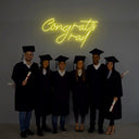 Congrats Grad Neon Sign - Reels Custom