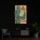 Cowboy Frog Artwork Neon Sign - Reels Custom