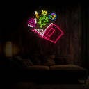 Fine Art Book Led Neon Sign - Reels Custom
