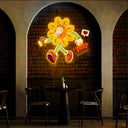Flower Cute Trendy Artwork Led Neon Sign - Reels Custom