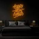 Happy New Year Neon Sign - Reels Custom