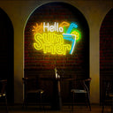 Hello summer Led Neon Sign - Reels Custom