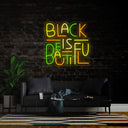 Juneteenth Black Is Beautiful Neon Sign - Reels Custom