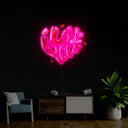"Love" Artwork Neon Sign - Reels Custom