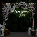 Love Grows Here Neon Sign - Reels Custom