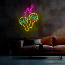 Maracas Neon Sign - Reels Custom