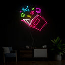 Maths Book Led Neon Sign - Reels Custom
