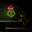 Merry Grinch - mas Led Neon Sign For The Holidays - Reels Custom