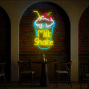 Milkshakes Neon Sign - Reels Custom