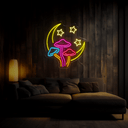 Mystical Moon Neon Sign - Reels Custom