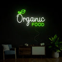 Organic Food Neon Sign - Reels Custom