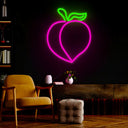 Peach Fruits Led Neon Sign - Reels Custom