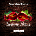 Personalized Boxing Gloves Artwork Neon Sign - Reels Custom
