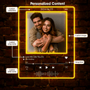 Personalized Music Photo and Date Led Neon Sign - Reels Custom