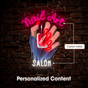 Personalized Nail Art Artwork Neon Sign - Reels Custom