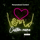 Personalized Name Couple Led Neon Sign - Reels Custom