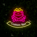 Personalized Name for Cowboy Frog Led neon sign - Reels Custom