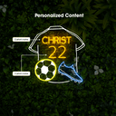 Personalized Name Graduation Football Gift Led - Reels Custom