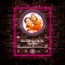 Personalized Song Picture Frame Artwork Neon Sign - Reels Custom