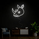 Rhino Neon Sign - Reels Custom