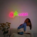Rose Mother's Day Neon Sign - Reels Custom