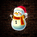 Rusty the Snowman Christmas Artwork Neon Sign - Reels Custom