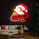 Santa Claus Artwork Neon Sign - Reels Custom