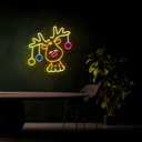 Santa's Reindeer Led Neon Sign - Reels Custom