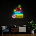 School Textbooks Neon Sign - Reels Custom