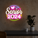 Senior 2024 Artwork Neon Sign - Reels Custom