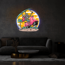 Skull Beer Artwork Neon Sign - Reels Custom