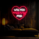 Will You Marry Me Neon Sign - Reels Custom