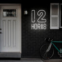 12 Horas Neon Sign - Reels Custom