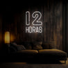 12 Horas Neon Sign - Reels Custom