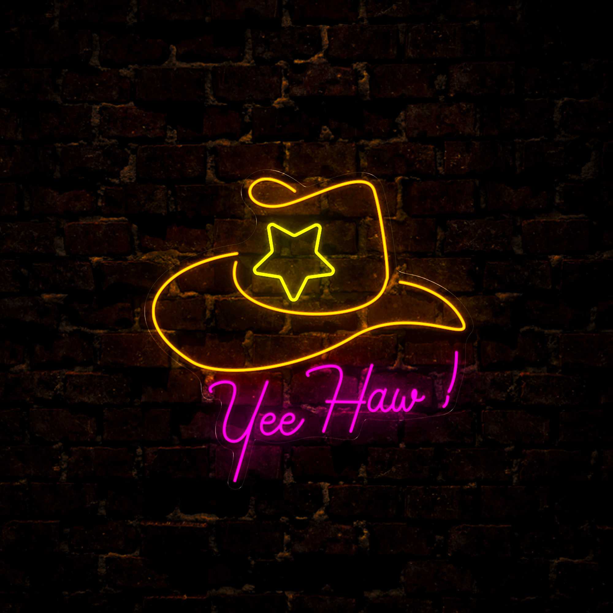 Yeehaw Neon Sign