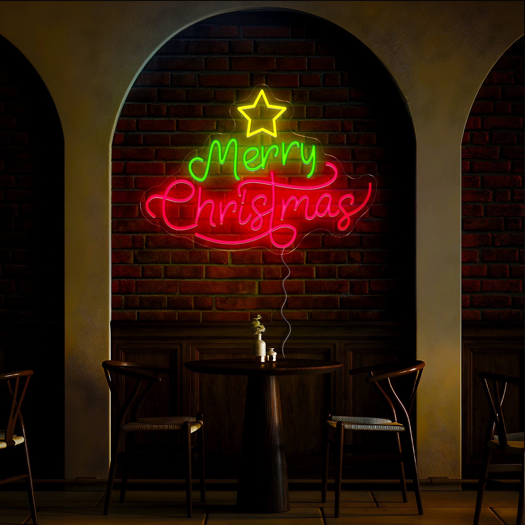 Merry Christmas Led Neon Sign