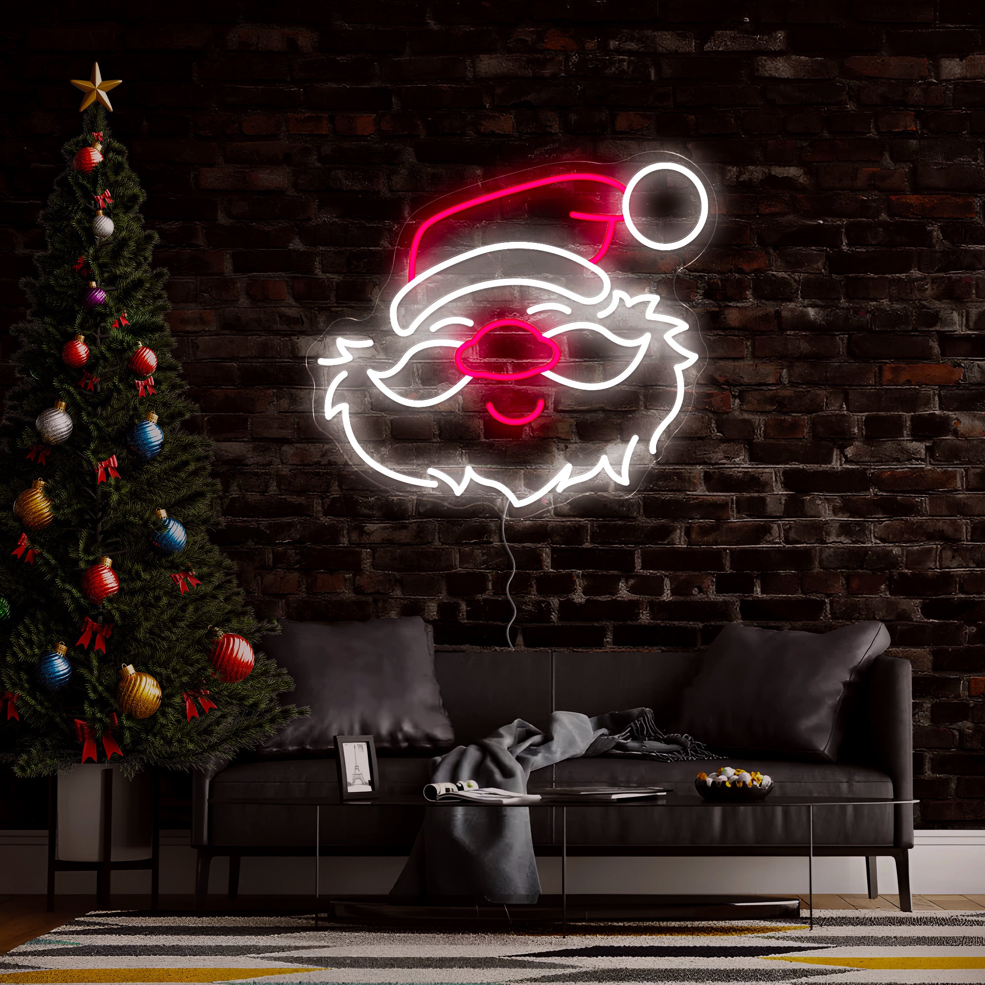 Santa Claus Led Neon Sign