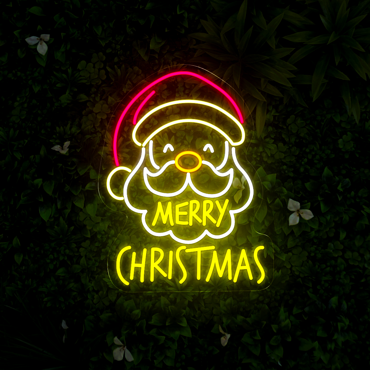 Merry Christmas Santa Claus Led Neon Sign