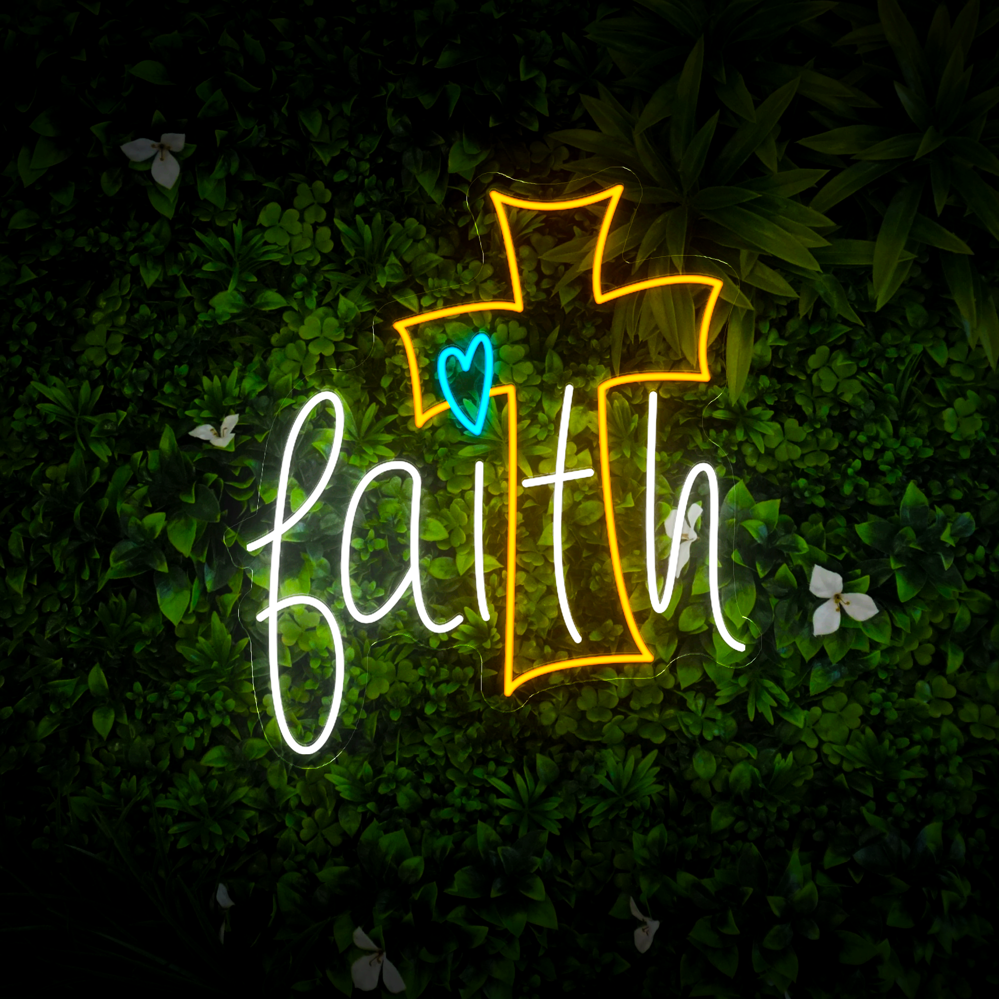 Faith Jesus Led Neon Signs