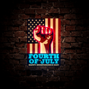 4th Of July Artwork Neon Sign - Reels Custom