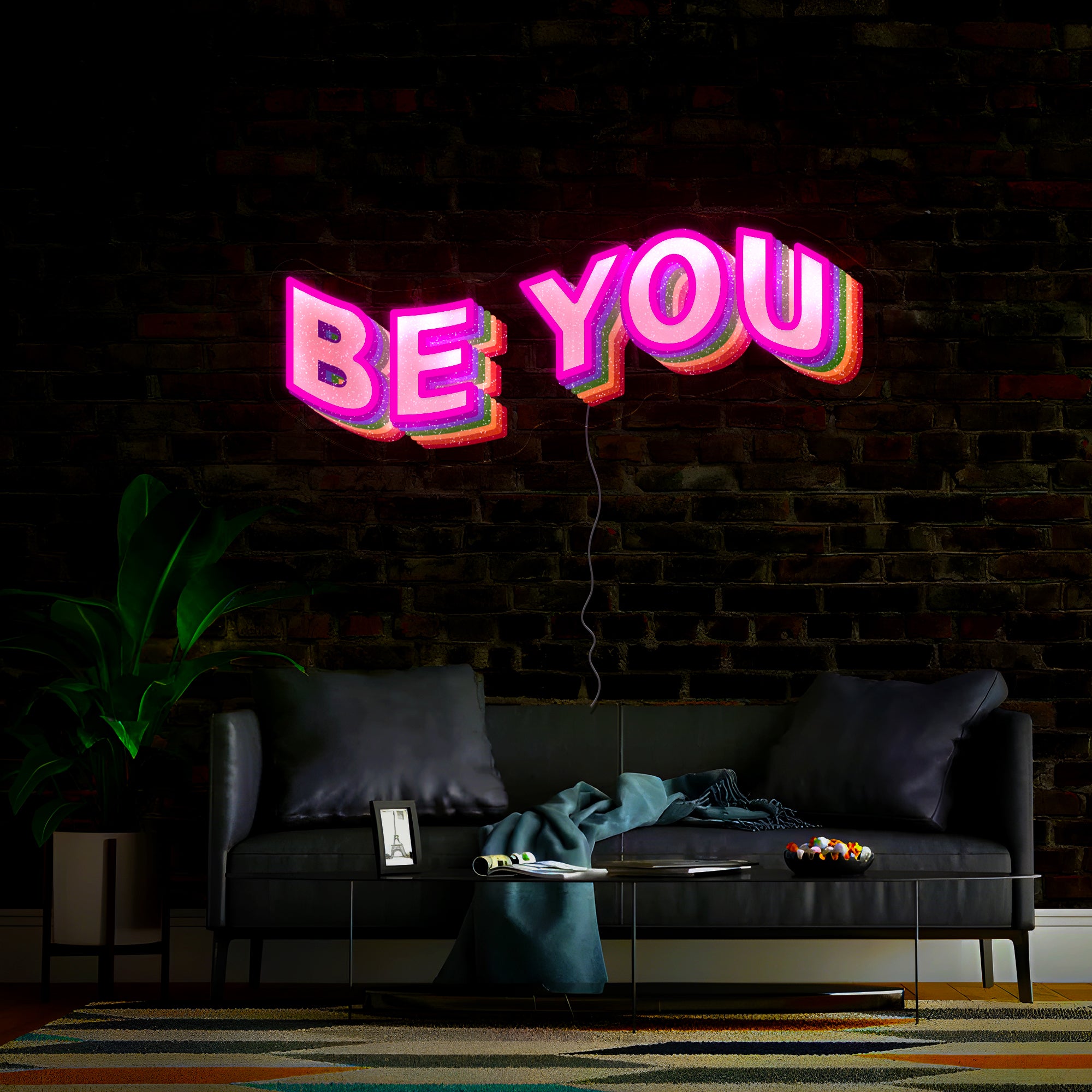 Be you rainbow Artwork Led Neon Sign