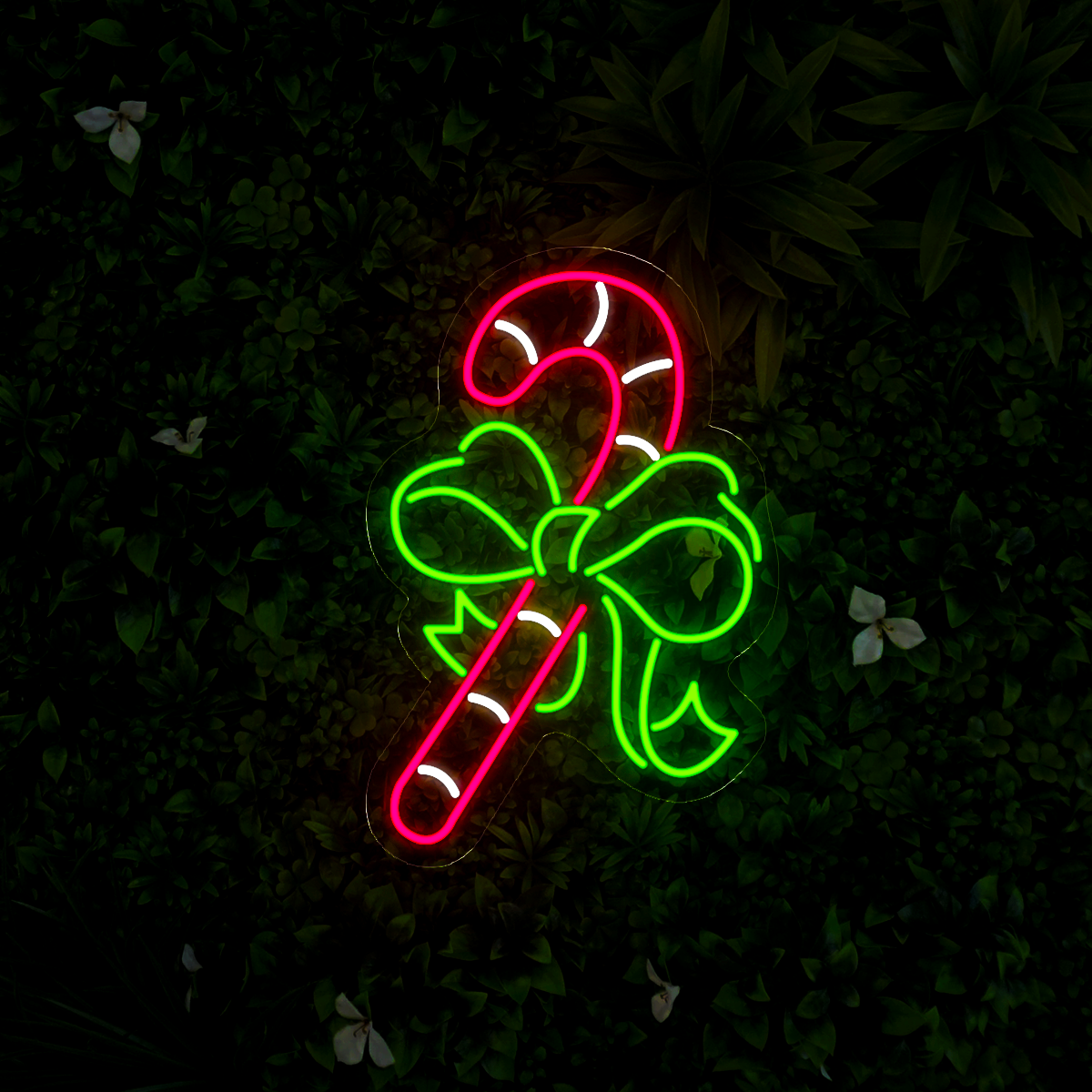 Christmas Candy Cane Led Neon Sign